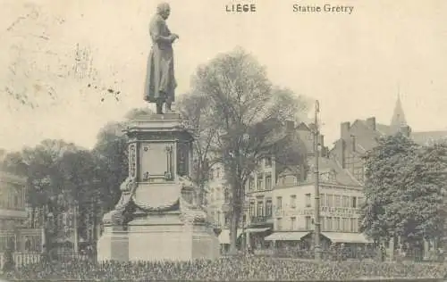 Belgium Liege Statue Gretry