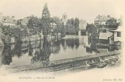 France Alencon vue de la Sarthe