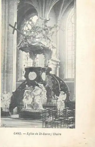 Belgium Gent Eglise de St-Bavon Chaire