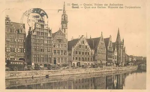 Belgium Gent Quai aux Herbes Maisons des Corporations