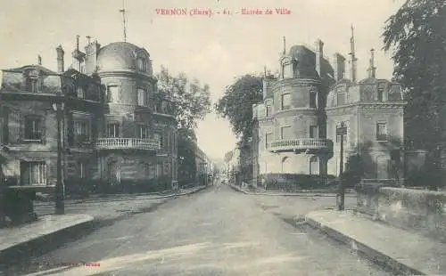 Postcard France Eure > Vernon entree de ville