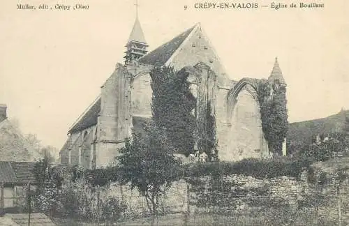 Postcard France Oise Muller Crepy en Valois