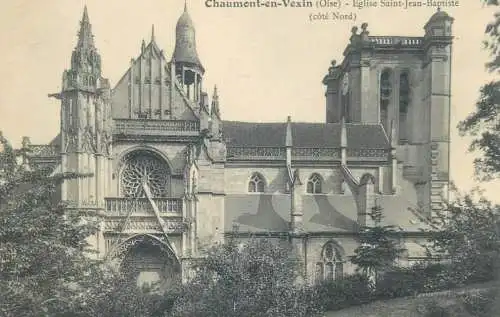 Postcard France Oise > Chaumont en Vexin eglise Saint Jean Baptiste