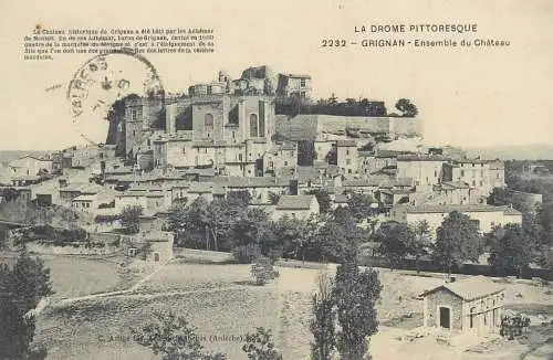 France Grignan (Drome) ensemble du chateau