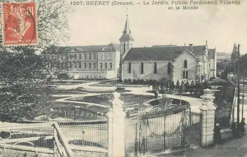 France Gueret Creuse Le Jardin Public Ferdinand Villards et le Musee