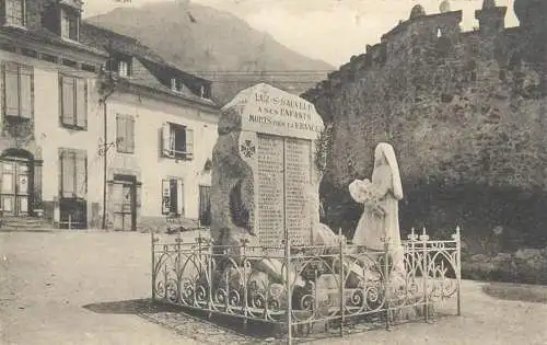 Postcard France Luz St Sauveur monument