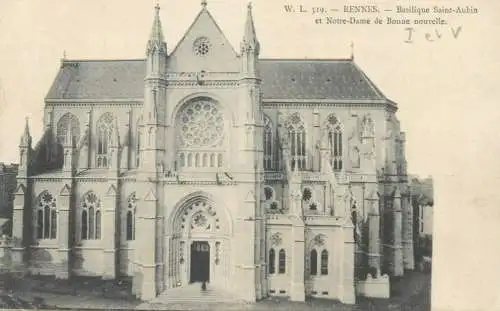 France Rennes Basilique de Saint-Aubin et Notre Dame de Bonne Nouvelle