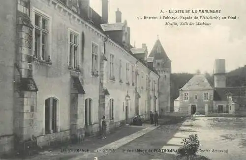 France Abbaye de Fontgombault Entrons a  l'abbaye Moulin Salle des Machines