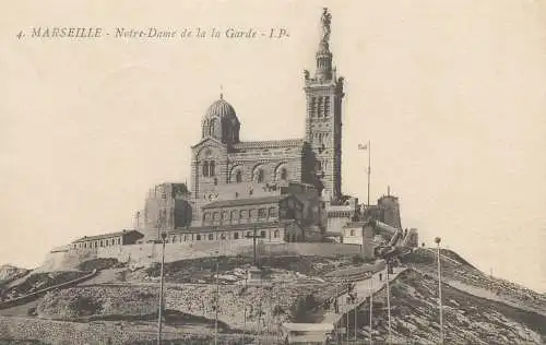 Postcard France Marseille Notre Dame de la Garde