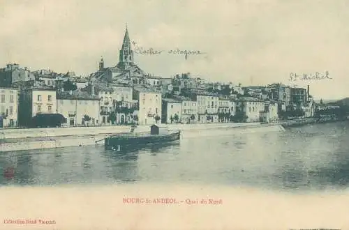 Postcard France Ardèche Bourg-Saint-Andéol