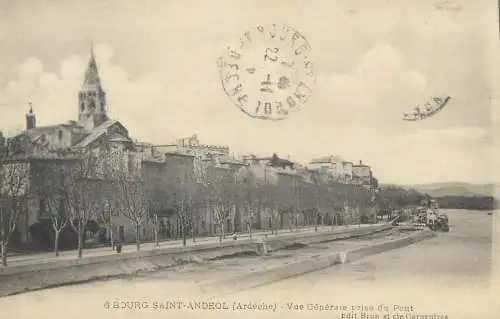Postcard France Ardèche Bourg-Saint-Andéol