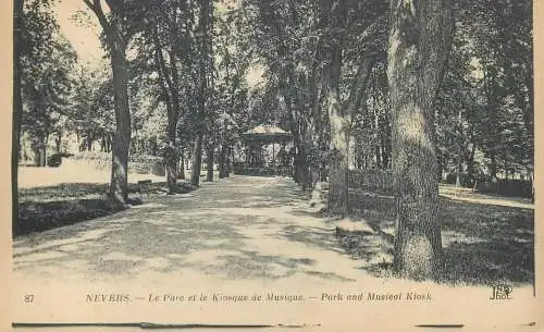 France Nevers Park and Musical Kiosk