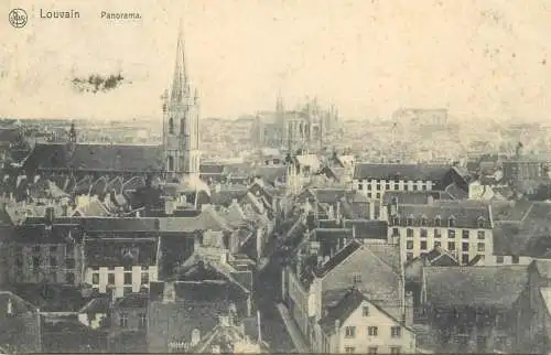 Belgium Louvain/Leuven panoramic view