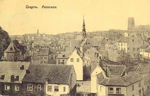 Belgium Tongres cityscape panorama
