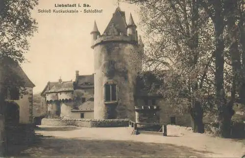 Germany Liebstadt Schloss Kuckuckstein - Schlosshof