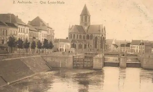 Belgium Oudenarde Quai Marie Louise