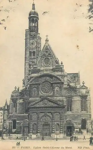 France Paris Eglise Saint Etienne du Mont