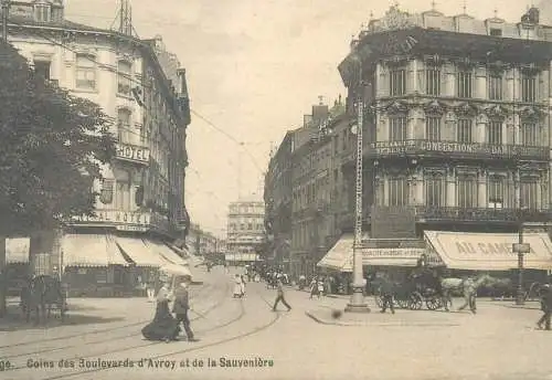 Belgium Liege Coins des Boulevards d'Avory et de la Sauveniere