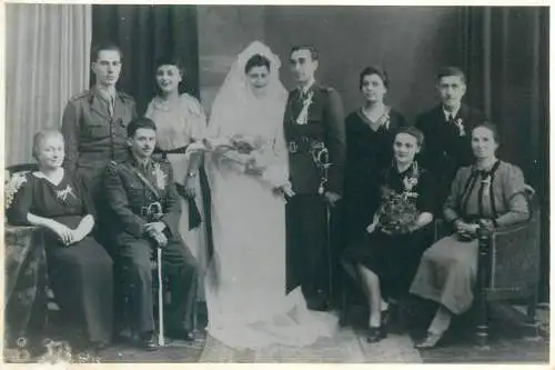 Social History wedding types group photo