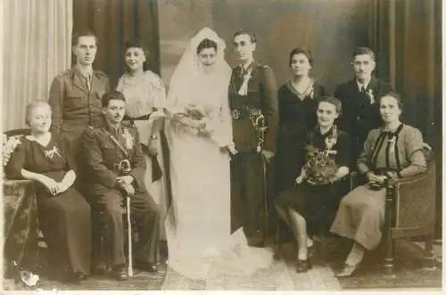 Social History wedding photo military groom