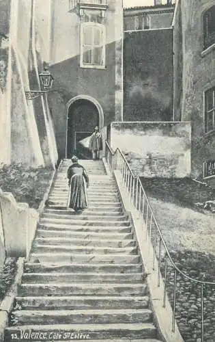 Postcard France Drôme Valence Cote ste Esteve