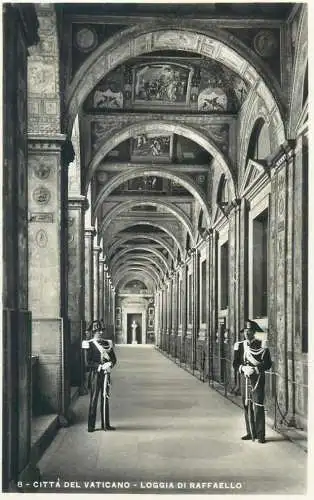 Italia Roma (Rome) cartolina postale vera fotografia E. Verdesi 1930`s Citta del Vaticano