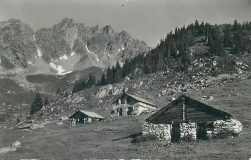Postcard Switzerland La Creusa sur les Marecottes et la chaine du luisin