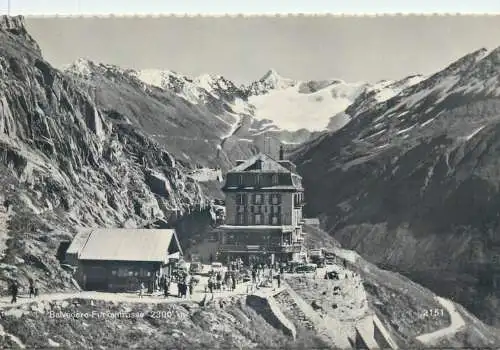 Postcard Switzerland Belvedere Furkastrasse