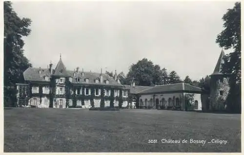 Postcard Switzerland Chateau de Bossey Celigny