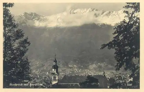 Postcard Austria > Tirol > Innsbruck mit Nordkette