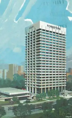 Postcard Canada Don Mills Ontario Forester House 1987