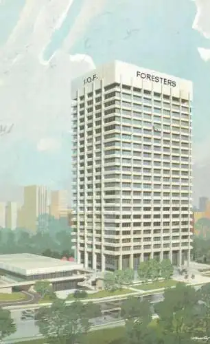 Postcard Canada Don Mills Ontario Forester House 1987