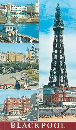 Postcard United Kingdom > England Blackpool 1987