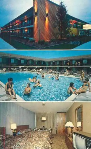 Postcard United Kingdom > England Harris House Motor Inn New Jersey 1987