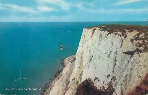 Postcard Uk England Beachy Head Eastbourne lighhouse
