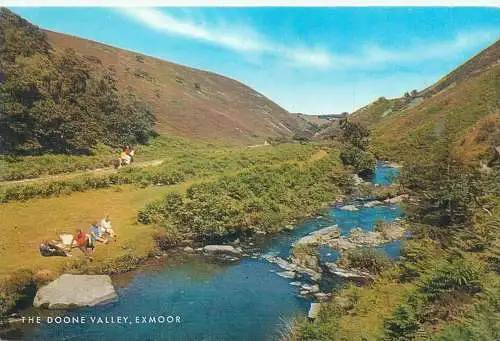 Postcard United Kingdom England Exmoor The Doone valley