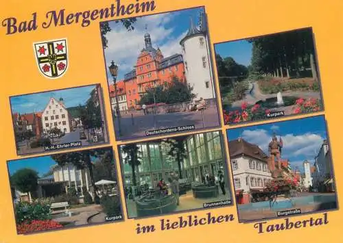 Postcard Germany Bad Mergentheim