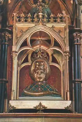 Postcard Hungary Gyor St. Ladislau Herme in the Bisho's cathedral
