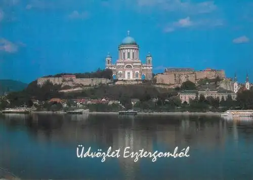 Postcard Hungary Esztergom 1997