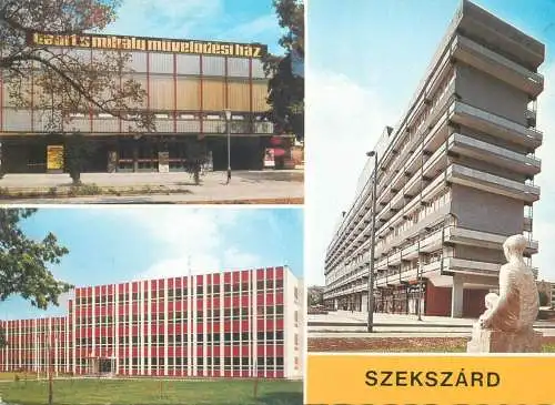 Postcard Hungary Szekeszard
