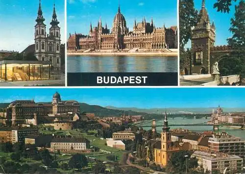 Postcard Hungary Budapest 1980