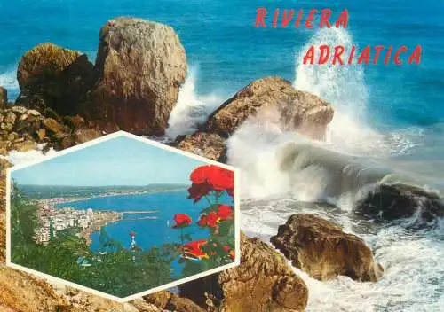 Postcard Italy Rivera Adriatica 1974