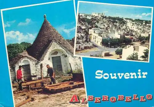 Postcard Italy Alberobello Bari 1979