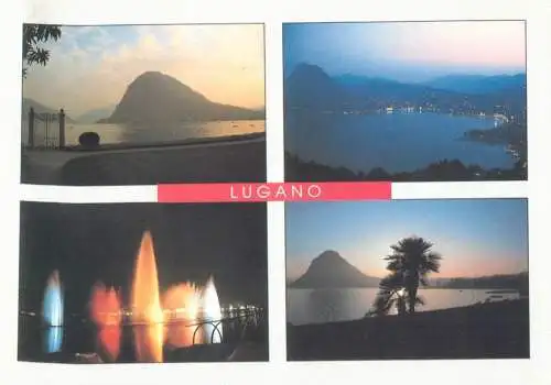 Postcard Switzerland Lugano Ticino 1996