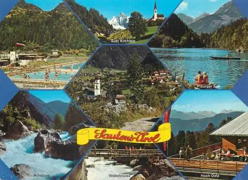 Postcard Austria Sautens Oetztal Tirol 1986