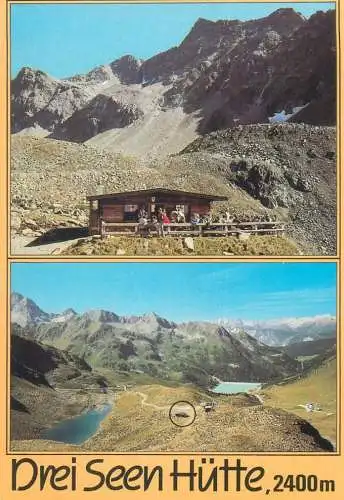 Postcard Austria Drei-Seen-Hütte