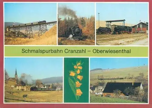Postcard Germany Saxony Cranzahl kurort Oberwiesenthal