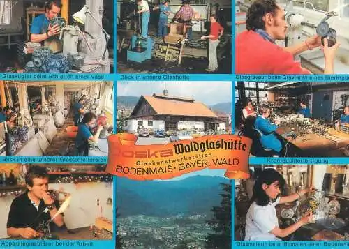 Postcard Germany Joska Waldglashutte Bodenmais Bayer Wald