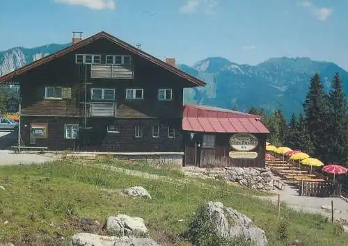 Postcard Germany MiesbachBerggasthof Obere Firstalm Spitzingsee
