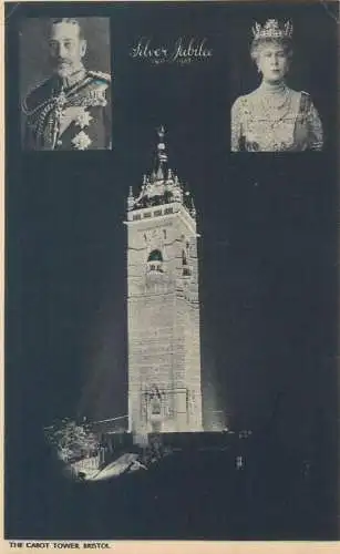Postcard United Kingdom England Bristol the Cabot tower
